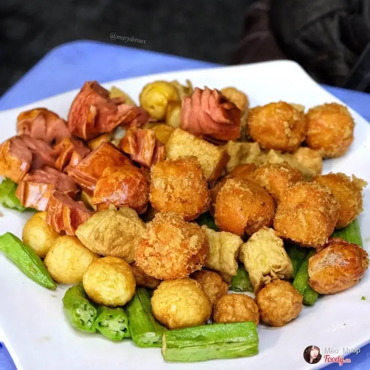 Hình ảnh Combo Cá Viên Chiên Thập Cẩm Lớn Sốt Sa Tế 