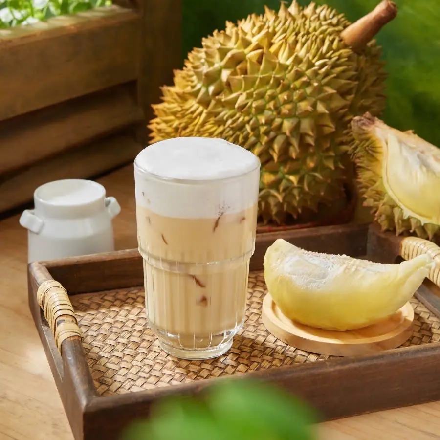 Hình ảnh Trà Sữa Sầu Riêng Kem Muối