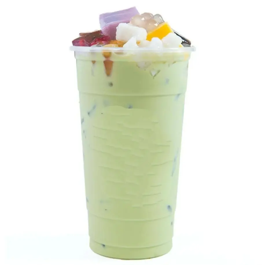 Hình ảnh Trà Sữa Thái Xanh Thạch Phô Mai - Ly 700ml