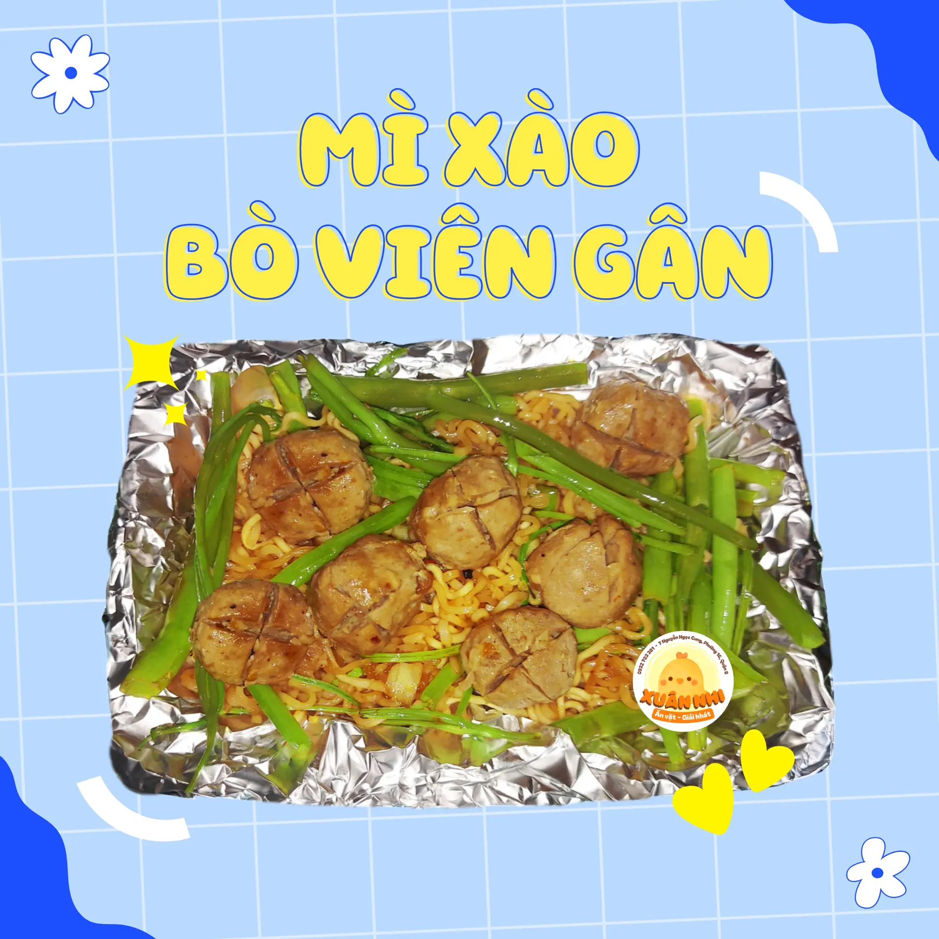 Hình ảnh Mì xào bò viên gân