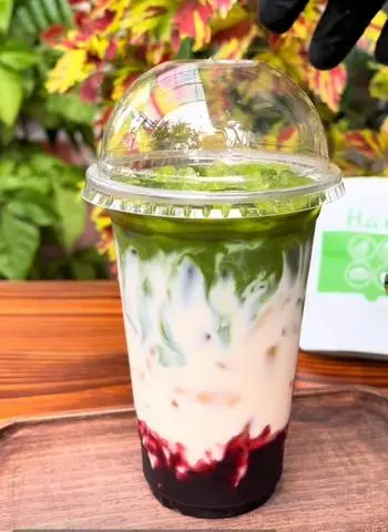 Hình ảnh Matcha Latte Việt Quất 
