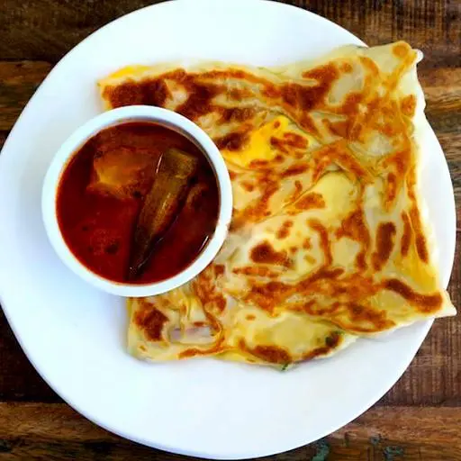 Hình ảnh Egg roti with chicken gravy