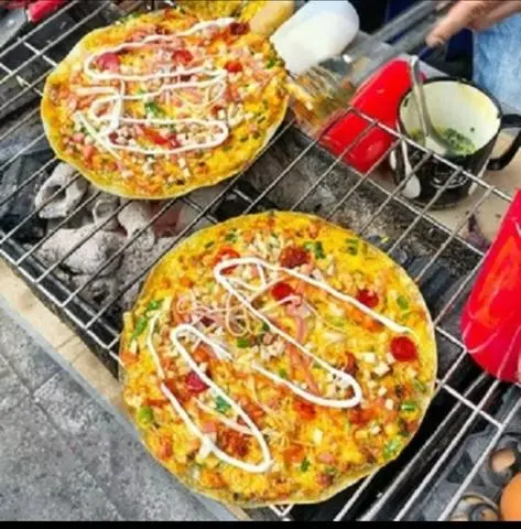 Hình ảnh Bánh tráng nướng Đà Lạt thơm ngon