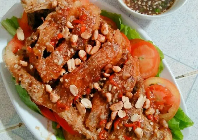 Hình ảnh cá diêu sốt me 