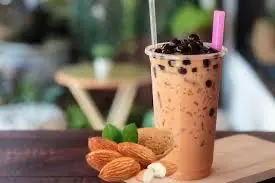 Hình ảnh Lục trà sữa - Hạnh nhân