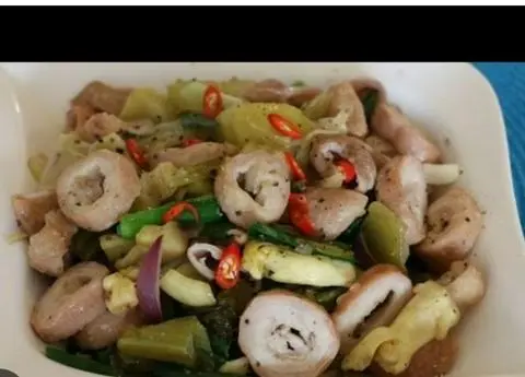 Hình ảnh Thú linh xào cải chua
