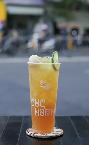 Hình ảnh Trà Vải Thạch Chanh ly size M (700ml)