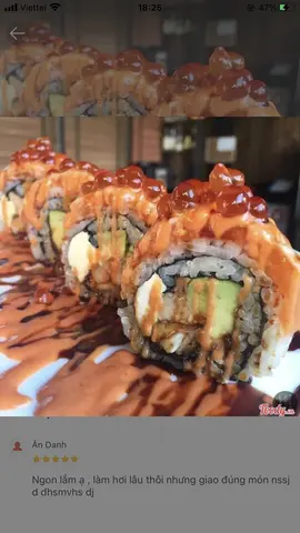 Hình ảnh Sushi Phô Mai Phủ Cá Hồi Topping Trứng Cá Hồi