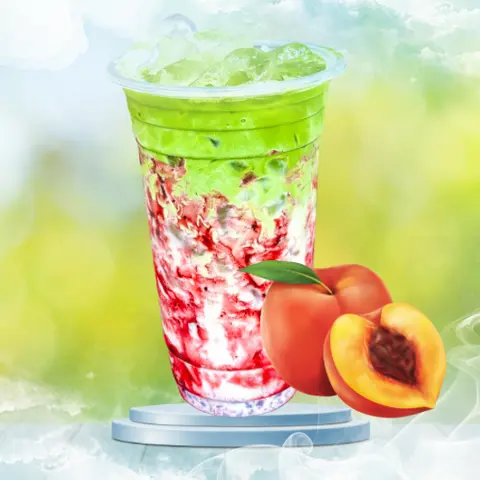 Hình ảnh Matcha Latte Đào