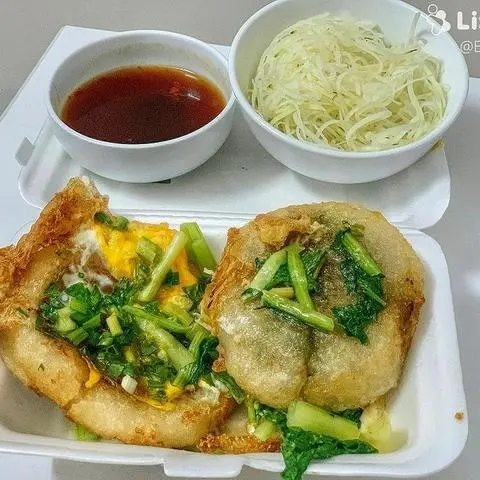 Hình ảnh Bánh Hẹ Chiên Hàu- 2 Trứng 