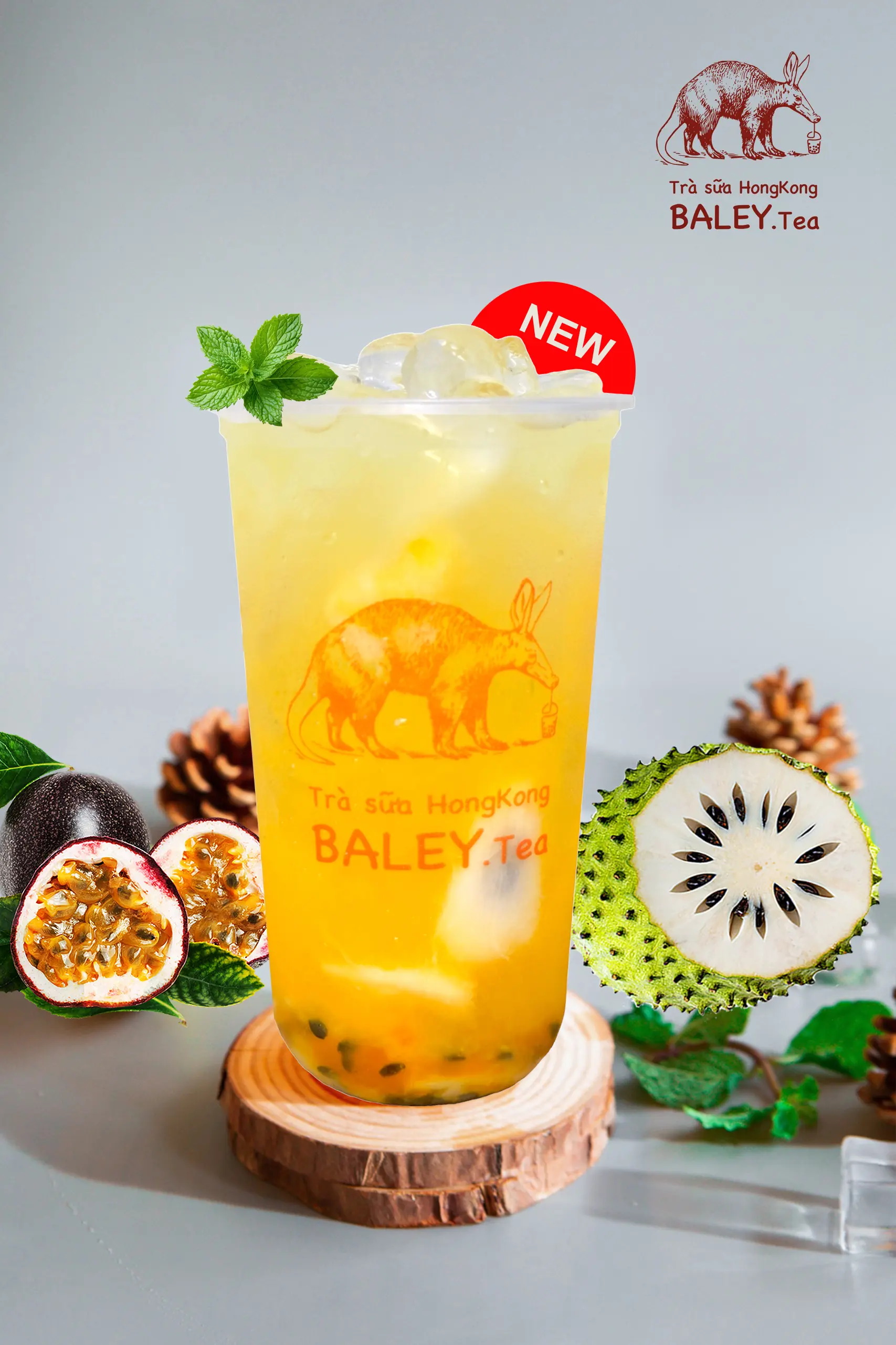 Hình ảnh Trà Mãng Cầu Chanh Leo (L) Tặng Thạch