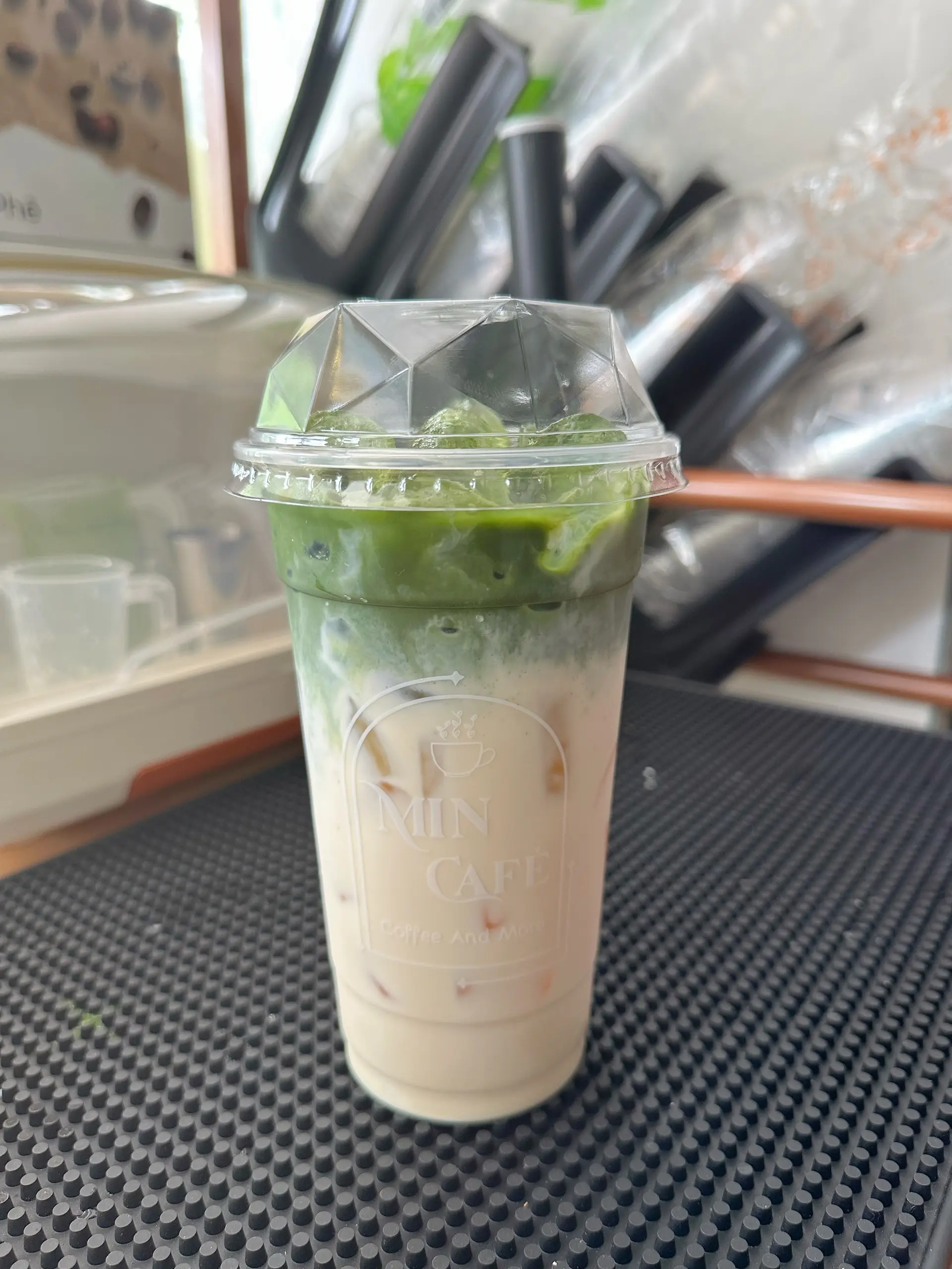 Hình ảnh Matcha sữa gấu - size L 700ml