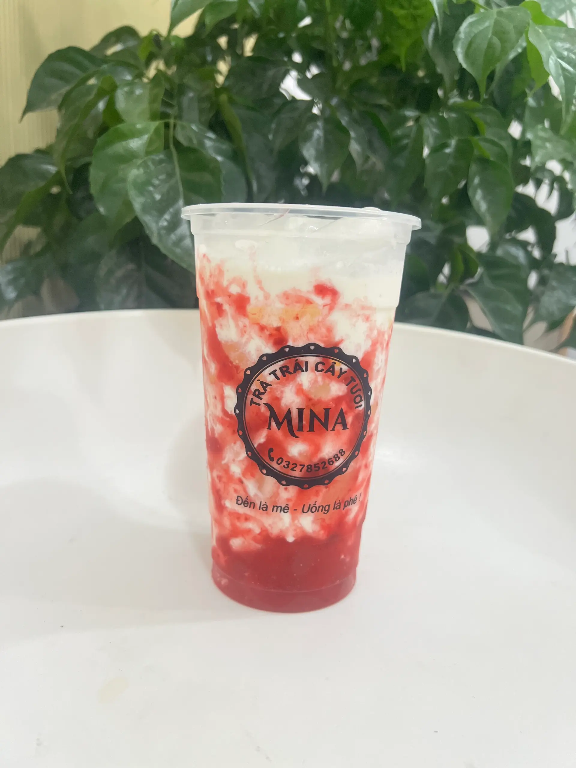 Hình ảnh Latte Dâu