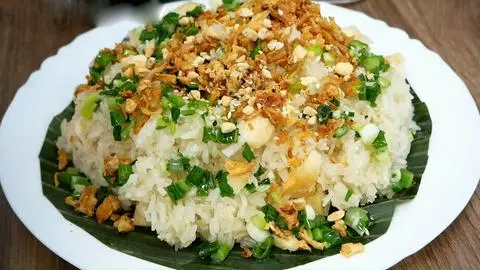 Hình ảnh Xôi thêm - Patê mỡ hành