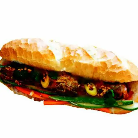 Hình ảnh Bánh mì cá hộp