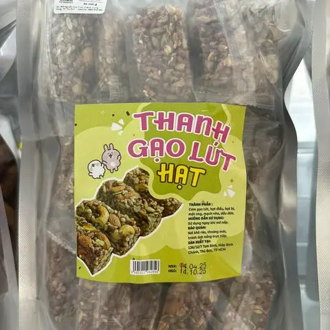 Hình ảnh Thanh gạo lứt mix hạt