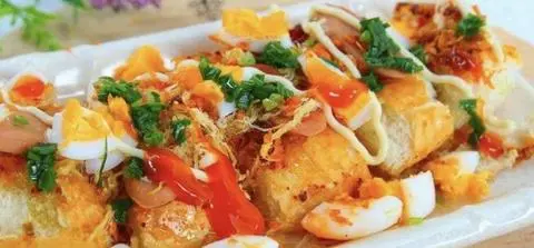 Hình ảnh bánh mì nướng mắm ruốc