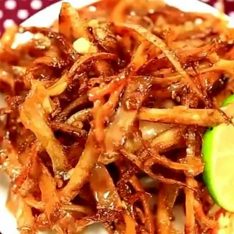 Hình ảnh Khô mực chiên nước mắm con siêu lớn