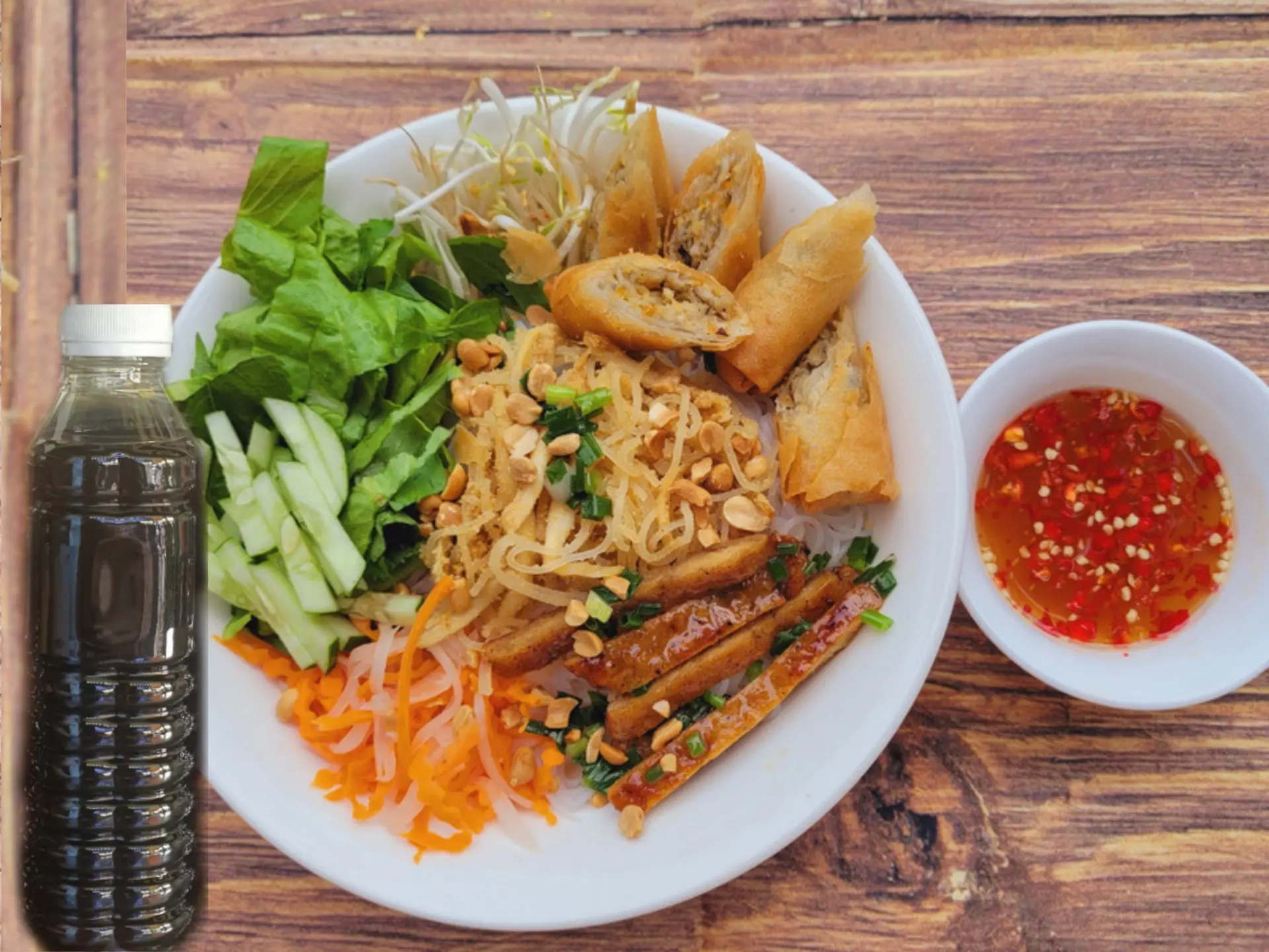 Hình ảnh COMBO BÚN CHẢ GIÒ + NƯƠC RONG BIỂN