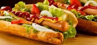 Hình ảnh Burger Xúc Xích Phô Mai