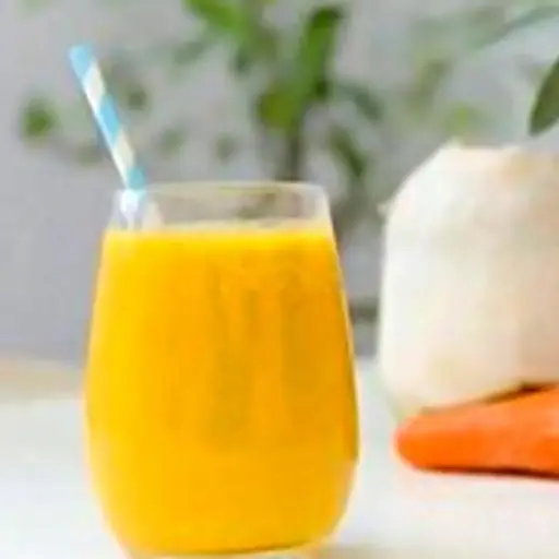 Hình ảnh Sinh Tố Cà Rốt + Dừa _ Ly 500ml