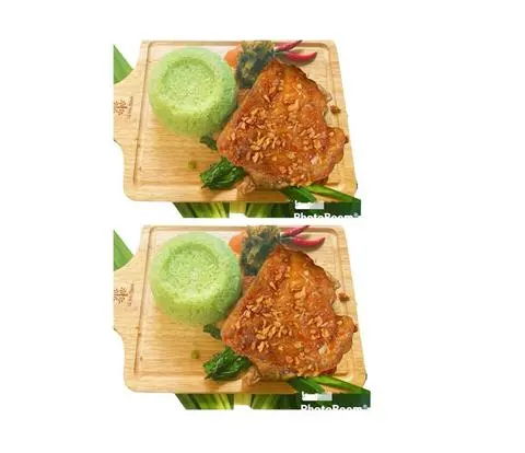 Hình ảnh 2 Cơm gà lá dứa mắm tỏi