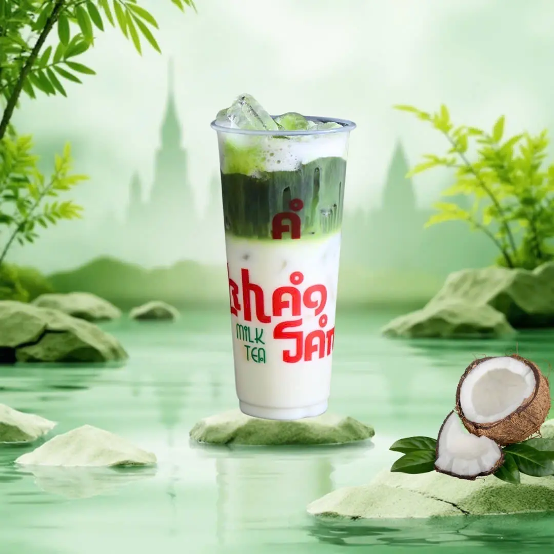 Hình ảnh Sữa dừa Thái xanh