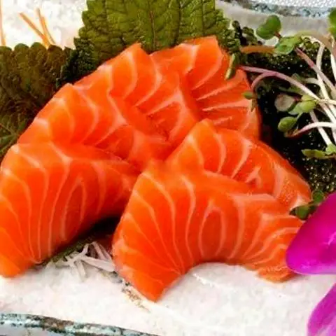 Hình ảnh Sashimi Cá Hồi - Salmon Sashimi - 6pc SH2