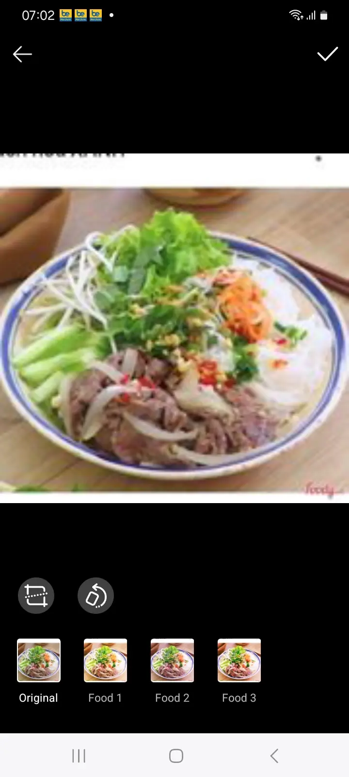 Hình ảnh bún thịt xào miền tây.đặc biệt .nhiều thịt. nhiều bún 