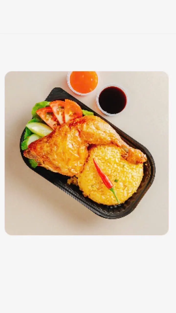 Hình ảnh Cơm 1/4 Đùi Gà Lớn