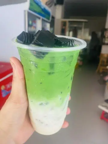 Hình ảnh matcha latee sương sáo (700ml