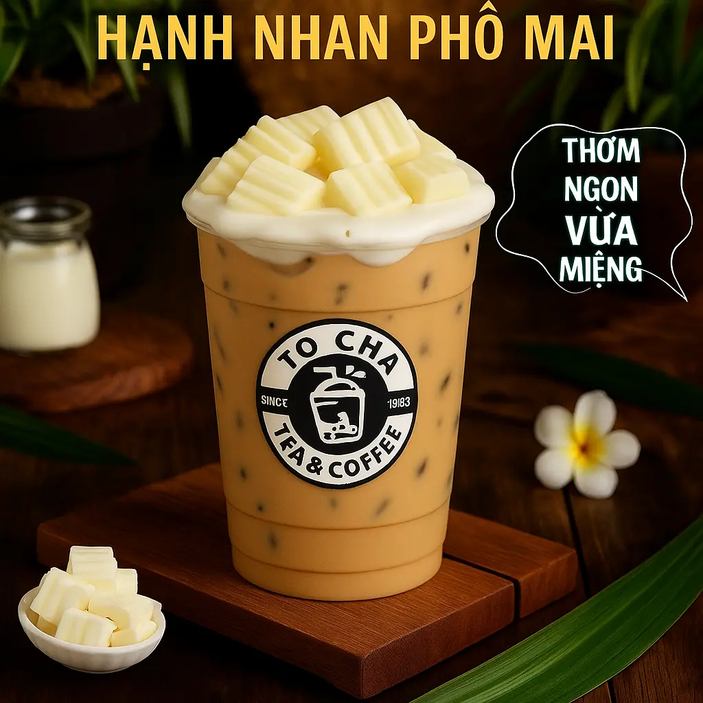 Hình ảnh Trà sữa hạnh nhân phô mai