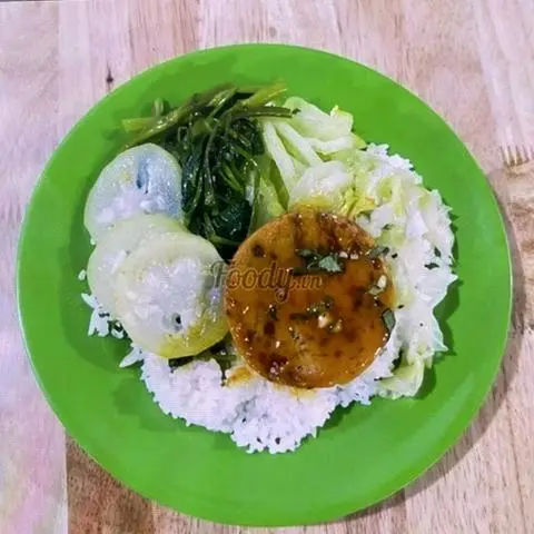 Hình ảnh Cơm chả nấm đông cô