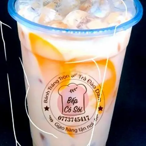 Hình ảnh Trà đào sữa - size L