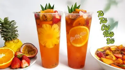 Hình ảnh Trà Trái Cây Nhiệt Đới