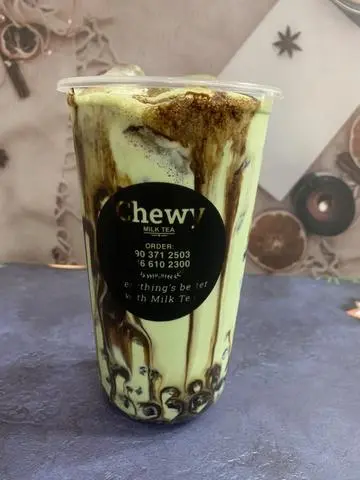 Hình ảnh Sữa tươi matcha trân châu đường đen size L