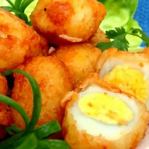 Hình ảnh Chả cá trứng cút