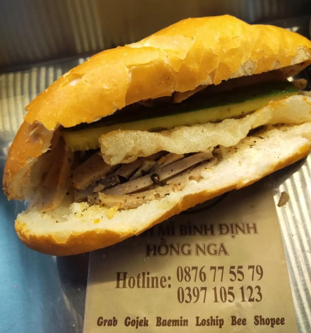 Hình ảnh Bánh mì Chả lụa Muối tiêu