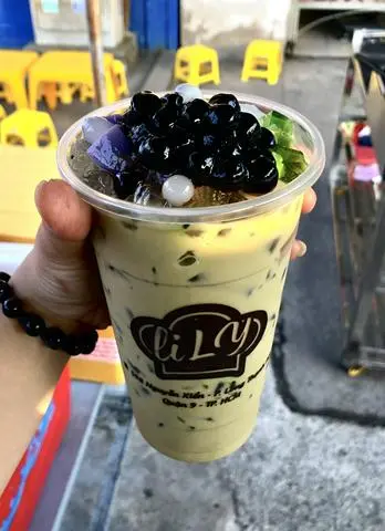 Hình ảnh Trà sữa matcha full topping