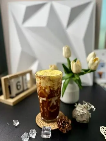 Hình ảnh Trà sữa socola kem trứng
