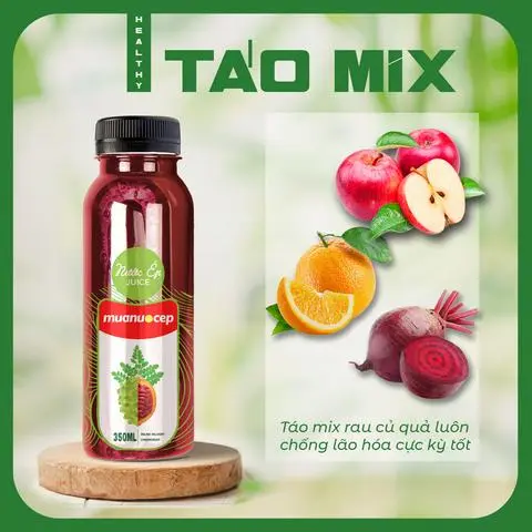 Hình ảnh Nước Ép Táo Cam Dền Healthy