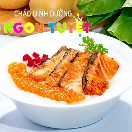 Hình ảnh Cháo Cá Hồi