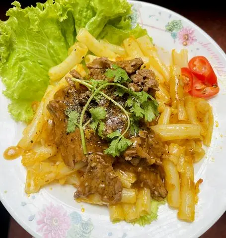 Hình ảnh NUI XÀO BÒ SỐT TIÊU ĐEN