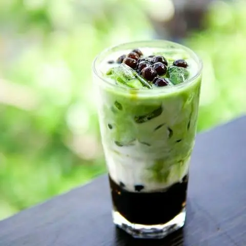 Hình ảnh Matcha trân châu đường đen