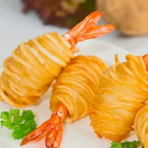 Hình ảnh Tôm cuộn khoai tây