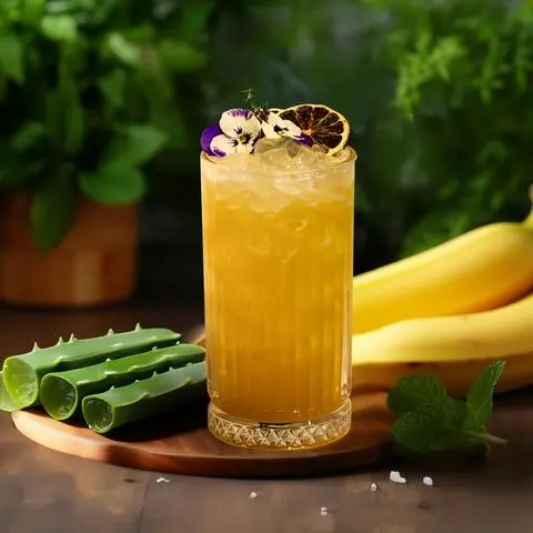 Hình ảnh Trà chuối nha đam