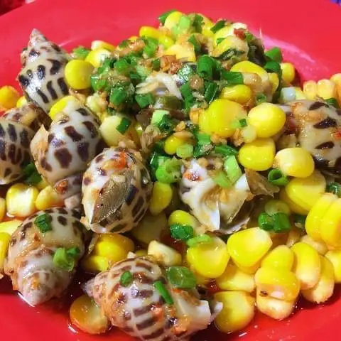 Hình ảnh Ốc Hương Xào Bắp 