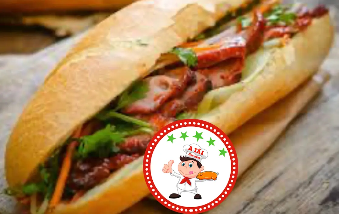 Hình ảnh Bánh Mì Xá Xíu + Trà Tắc