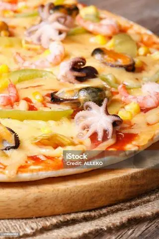 Hình ảnh pizza bạch tuộc 