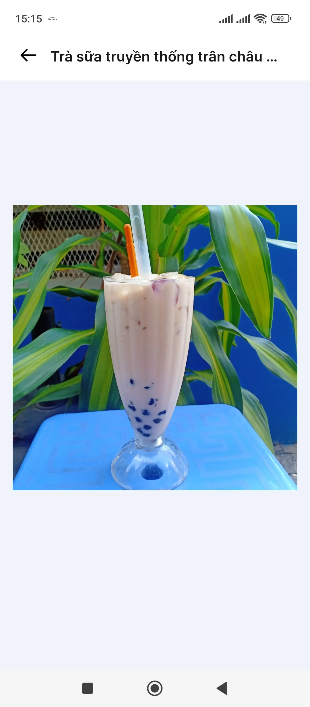 Hình ảnh Trà sữa truyền thống full topping - plan